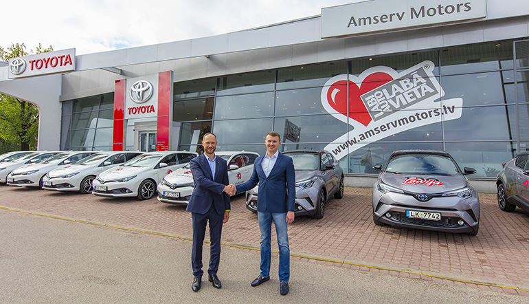 “Amserv Motors” un “MyFitness” aicina – “Brauc vesels!”